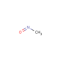 Nitrosomethane formula graphical representation