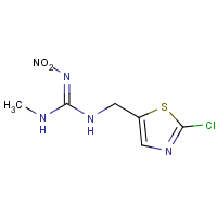 Clothianidin formula graphical representation