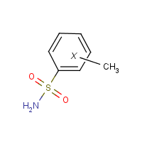 Toluenesulfonamide formula graphical representation