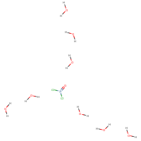 Zirconium chloride oxide octahydrate formula graphical representation