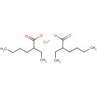 Cobalt bis(2-ethylhexanoate) formula graphical representation