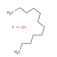 Dodecanol formula graphical representation