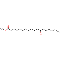 Methyl 12-hydroxystearate formula graphical representation