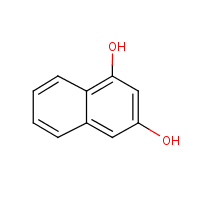 Naphthoresorcinol formula graphical representation