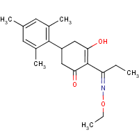 Tralkoxydim formula graphical representation