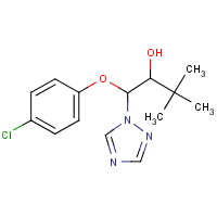 Triadimenol formula graphical representation