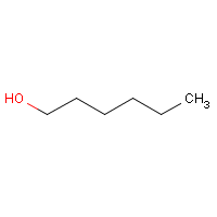 1-Hexanol formula graphical representation