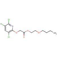 Triclopyr-butotyl formula graphical representation