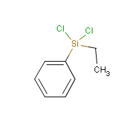 Ethylphenyldichlorosilane formula graphical representation