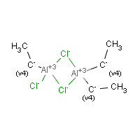 Ethylaluminum sesquichloride formula graphical representation