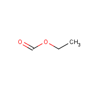 Ethyl formate formula graphical representation