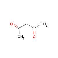 2,4-Pentanedione formula graphical representation