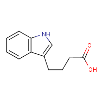 Indole-3-butyric acid formula graphical representation