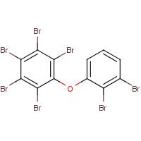 Heptabromodiphenyl ethers formula graphical representation