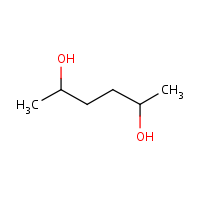 2,5-Hexanediol formula graphical representation