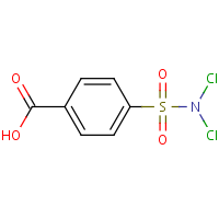 Halazone formula graphical representation