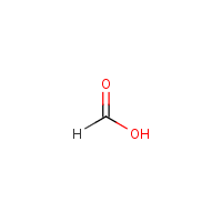 Formic acid formula graphical representation