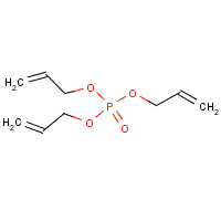 Triallyl phosphate formula graphical representation