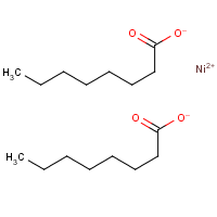 Nickel(II) octanoate formula graphical representation