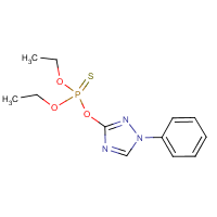 Triazophos formula graphical representation