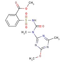 Tribenuron-methyl formula graphical representation