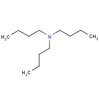 Tributylamine formula graphical representation