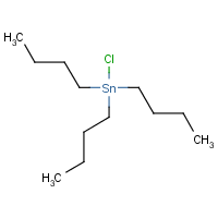 Tributylchlorostannane formula graphical representation