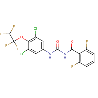 Hexaflumuron formula graphical representation