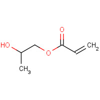 2-Hydroxypropyl acrylate formula graphical representation