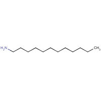 Dodecylamine formula graphical representation