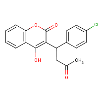 Coumachlor formula graphical representation