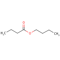 n-Butyl n-butyrate formula graphical representation