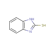 2-Benzimidazolethiol formula graphical representation