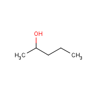 2-Pentanol formula graphical representation