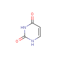 Uracil formula graphical representation
