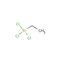 Trichloroethylsilane formula graphical representation