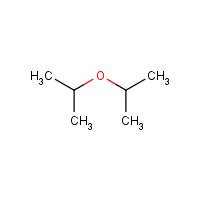 Isopropyl ether formula graphical representation