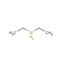 Diethylsilane formula graphical representation