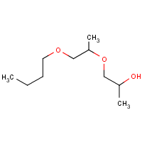 Dipropylene glycol n-butyl ether formula graphical representation