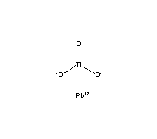 Lead titanate formula graphical representation