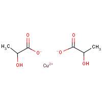 Cupric lactate formula graphical representation