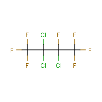 2,2,3-Trichloroheptafluorobutane formula graphical representation