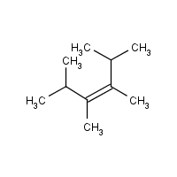 3-Hexene, 2,3,4,5-tetramethyl-, (Z)- formula graphical representation