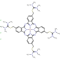 Alcian Blue 8GS formula graphical representation