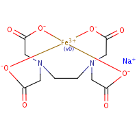 Sodium feredetate formula graphical representation