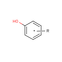 Dodecylphenol formula graphical representation