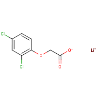 2,4-D-lithium formula graphical representation