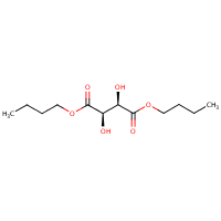 Dibutyl L-tartrate formula graphical representation