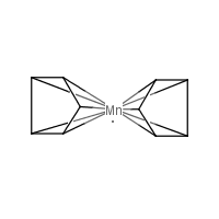 Manganese, bis(eta5-cyclopentadienyl) formula graphical representation