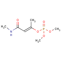 Monocrotophos formula graphical representation